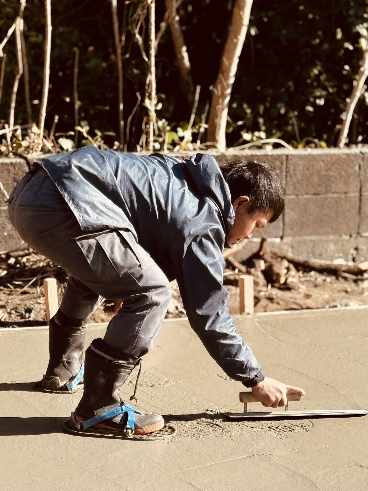 土間打ち　【あきる野市の造園会社　株式会社 川内谷】